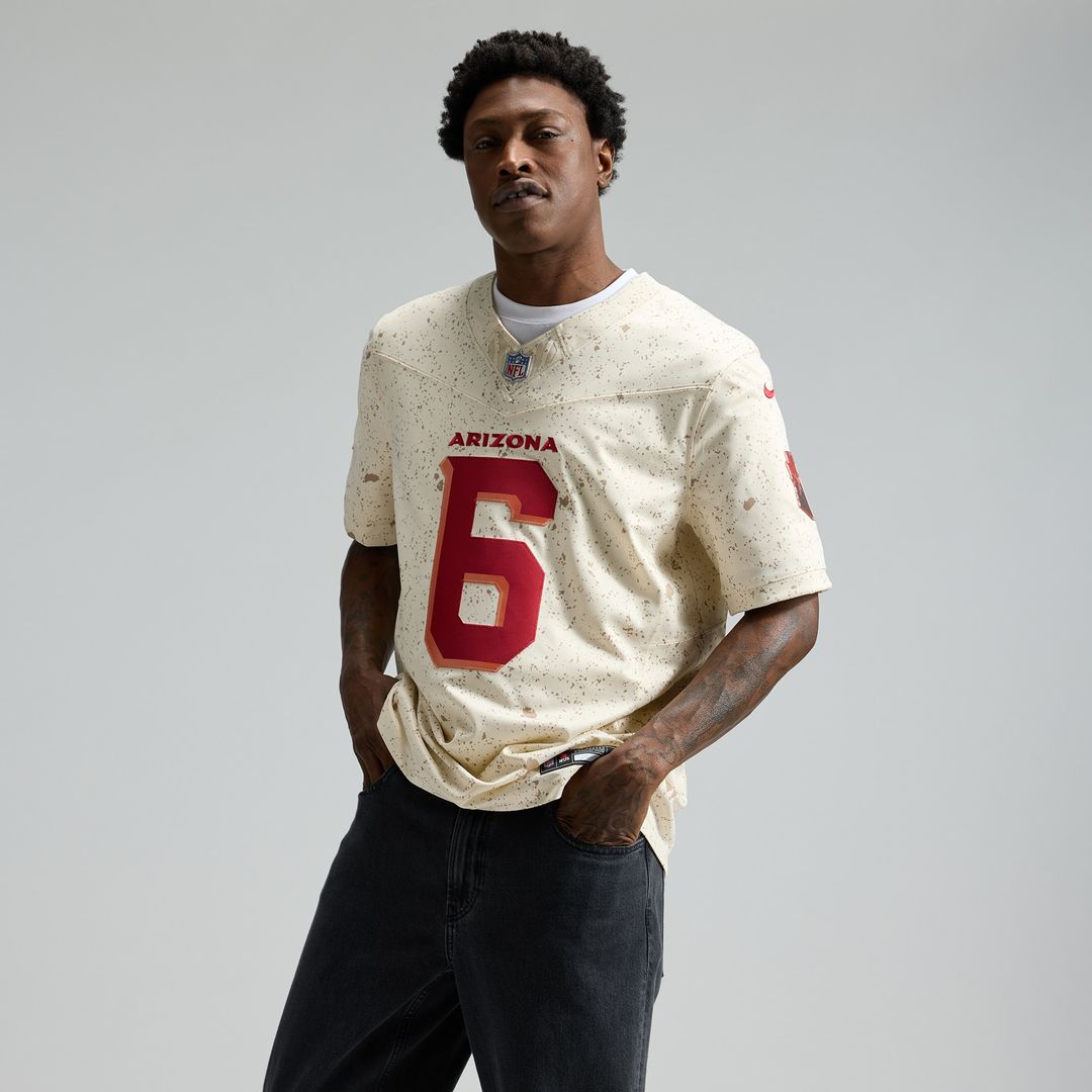 James Conner Arizona Cardinals 2025 Rivalries Collection Stitched Limited Jersey - Natural