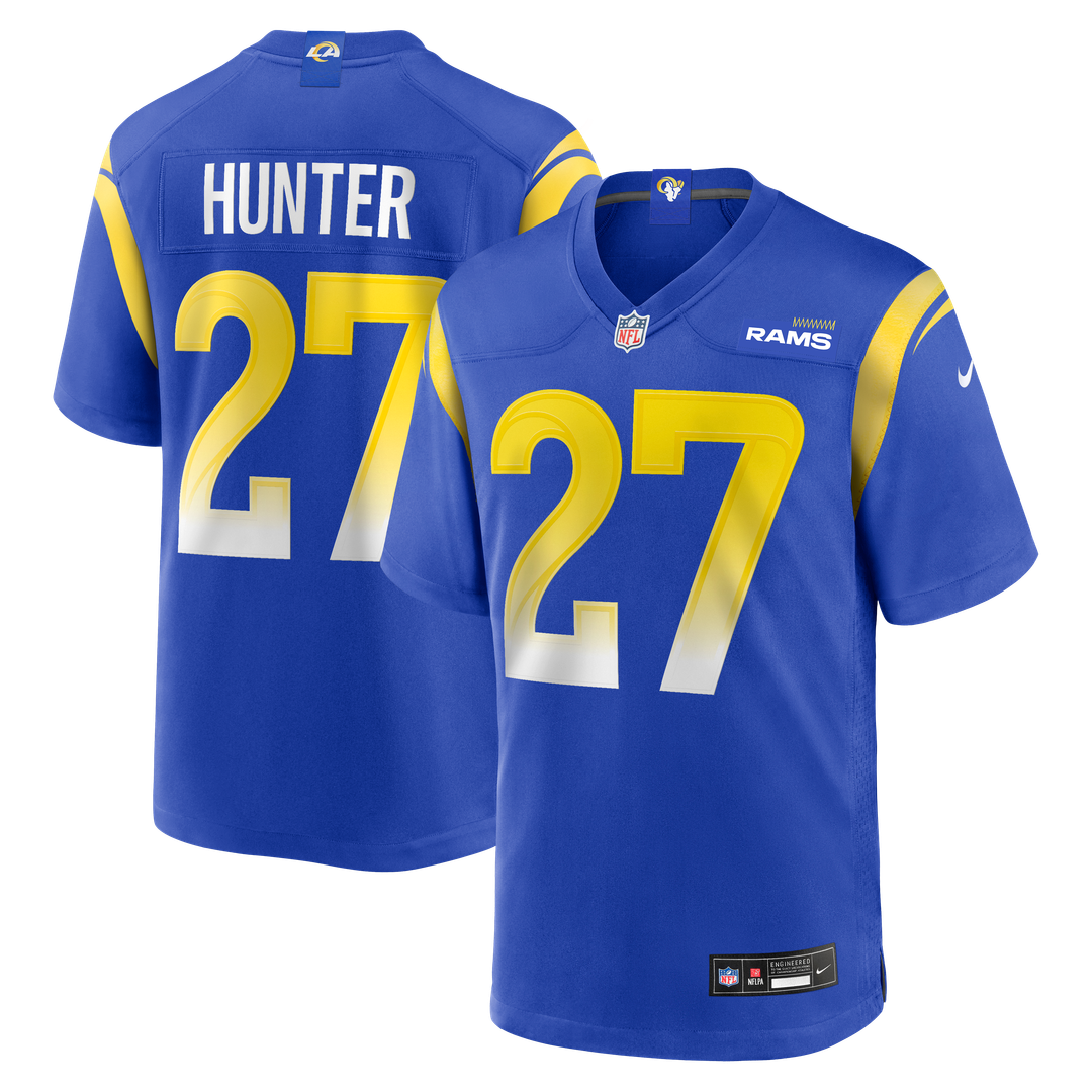 Jarquez Hunter Los Angeles Rams Team Game Jersey - Royal