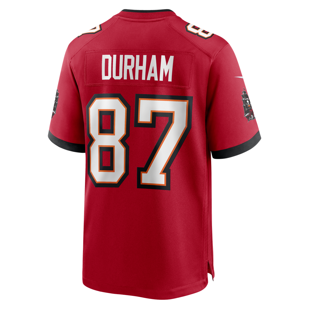 Payne Durham Tampa Bay Buccaneers Game Jersey - Red