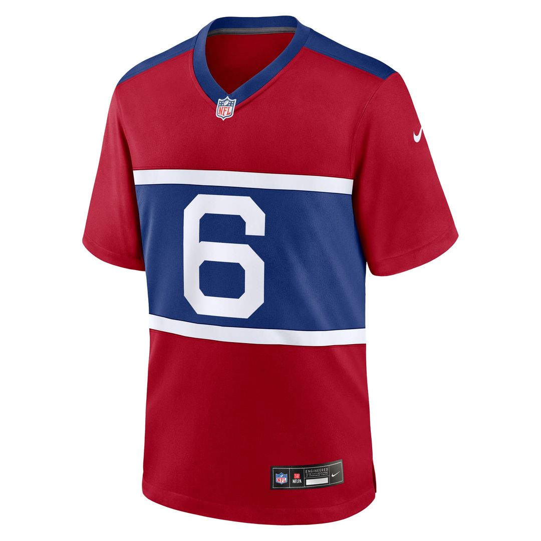 Jaxson Dart New York Giants Game Jersey - White
