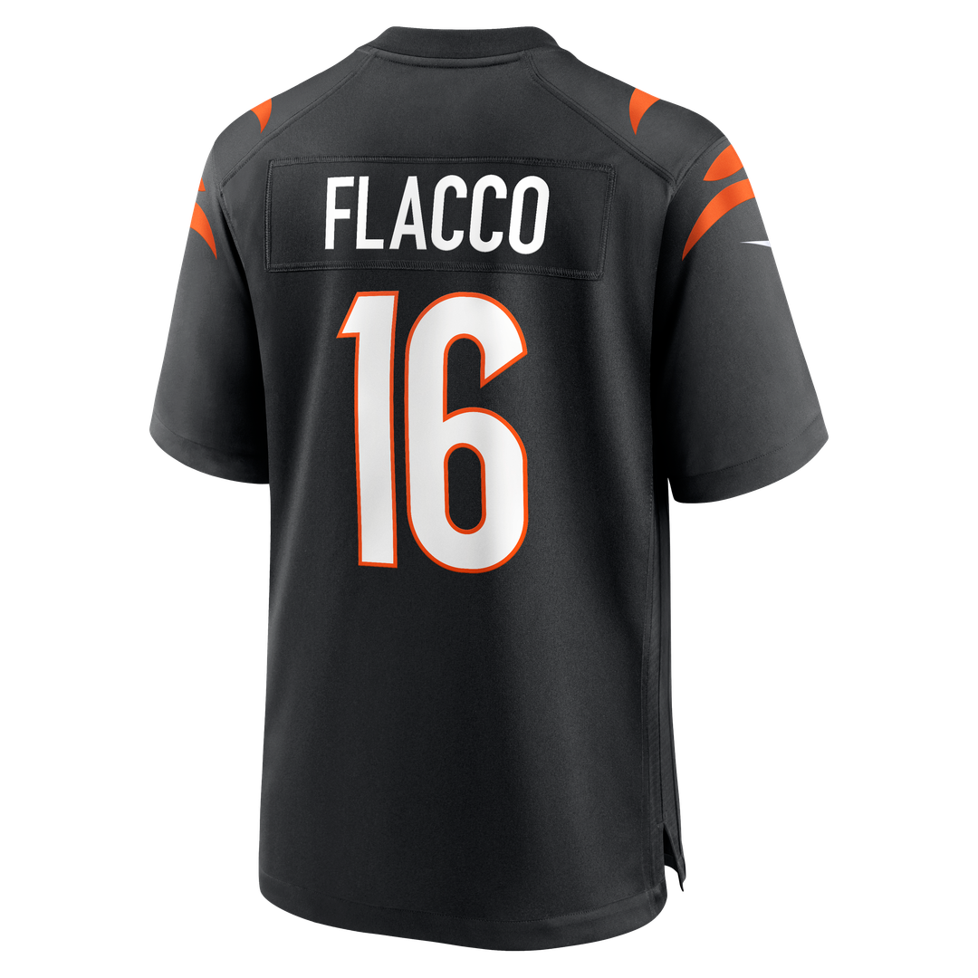 Joe Flacco Cincinnati Bengals Team Game Jersey - Black