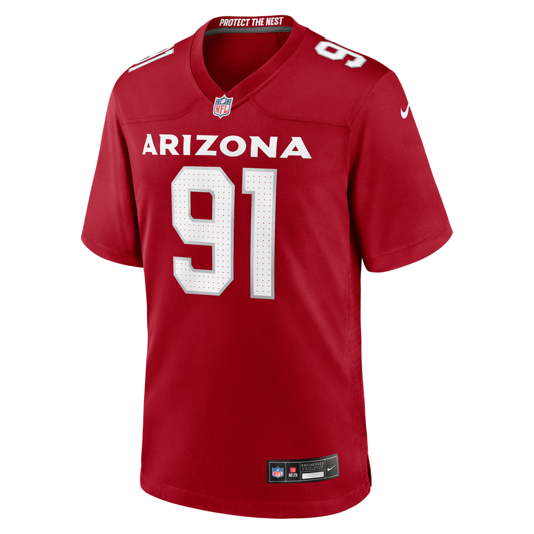L.J. Collier Arizona Cardinals Team Game Jersey - Cardinal