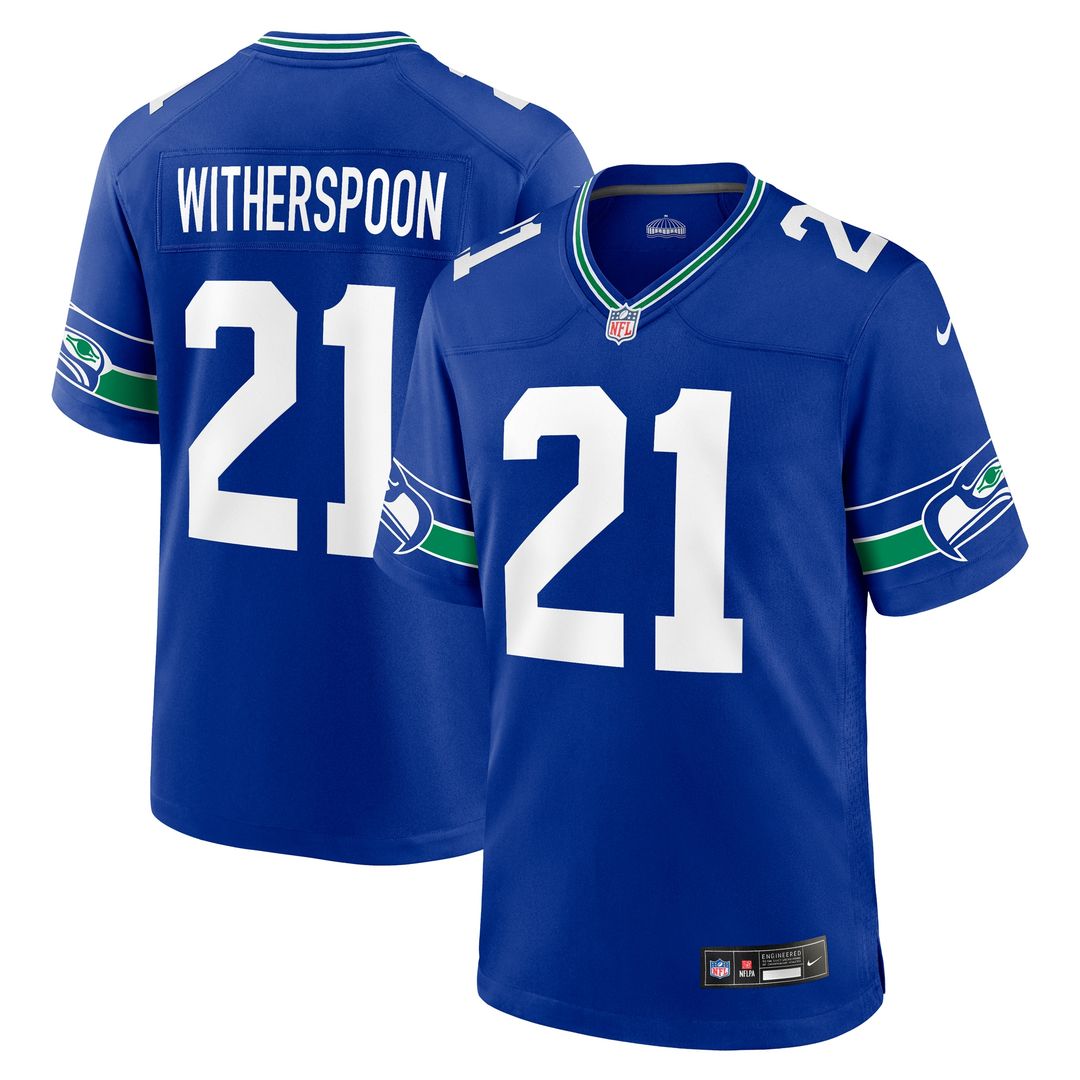 Devon Witherspoon Seattle Seahawks Game Jersey - College Navy