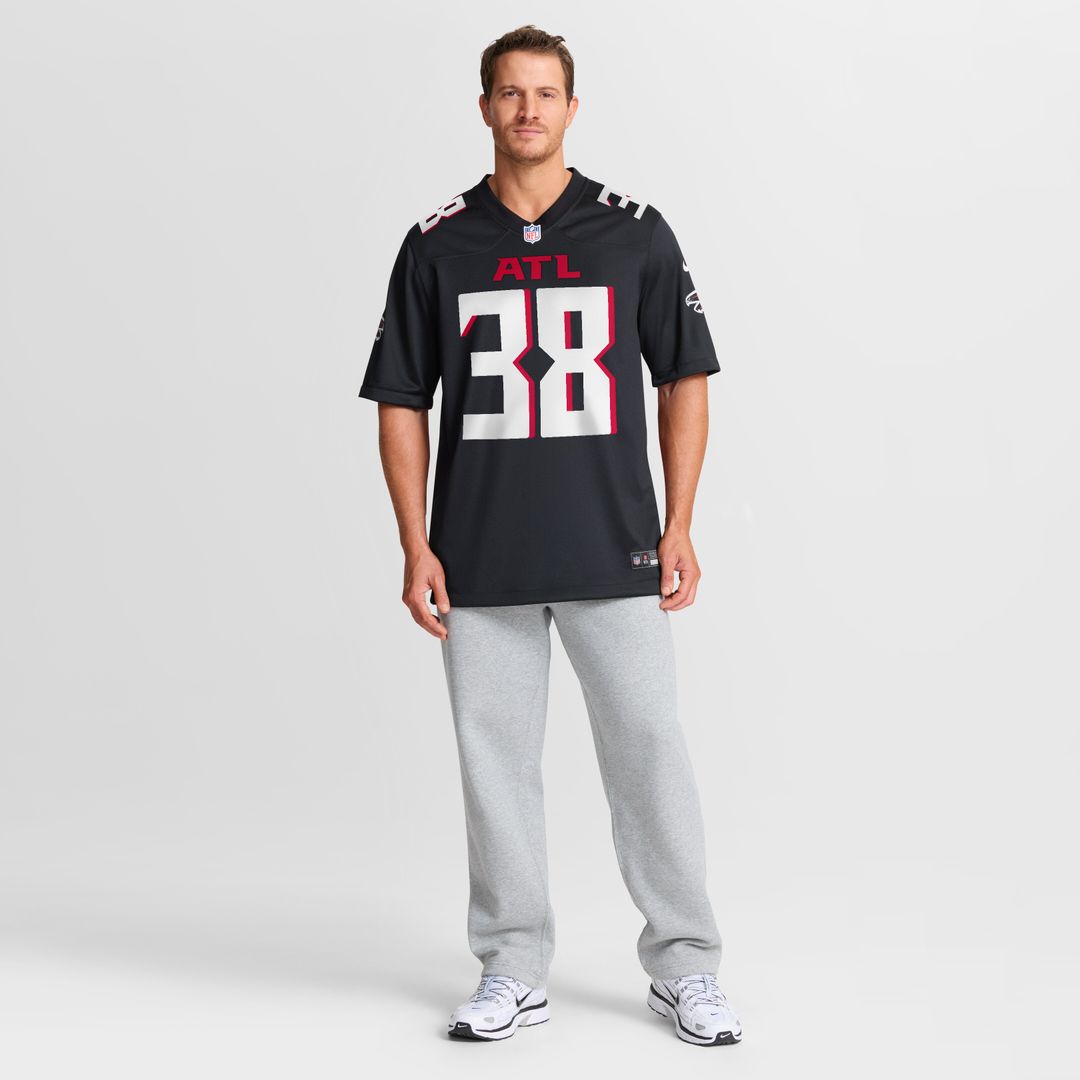 Nathan Carter Atlanta Falcons Team Game Jersey - Black