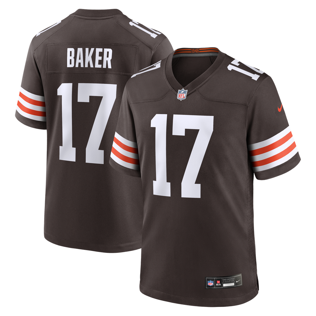 Jerome Baker Cleveland Browns Team Game Jersey - Brown