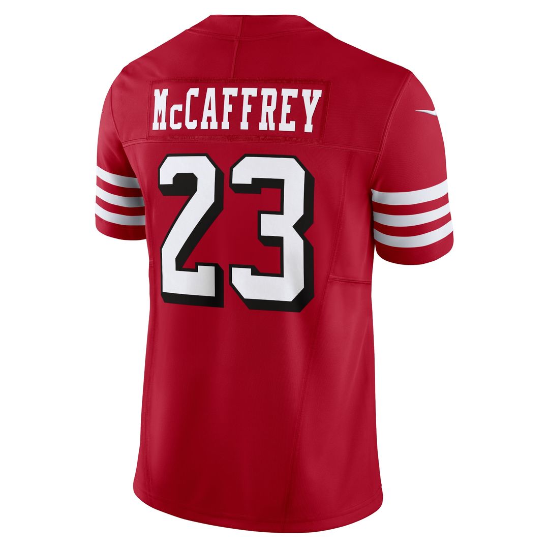 Christian McCaffrey San Francisco 49ers Vapor F.U.S.E. Limited Jersey - Scarlet