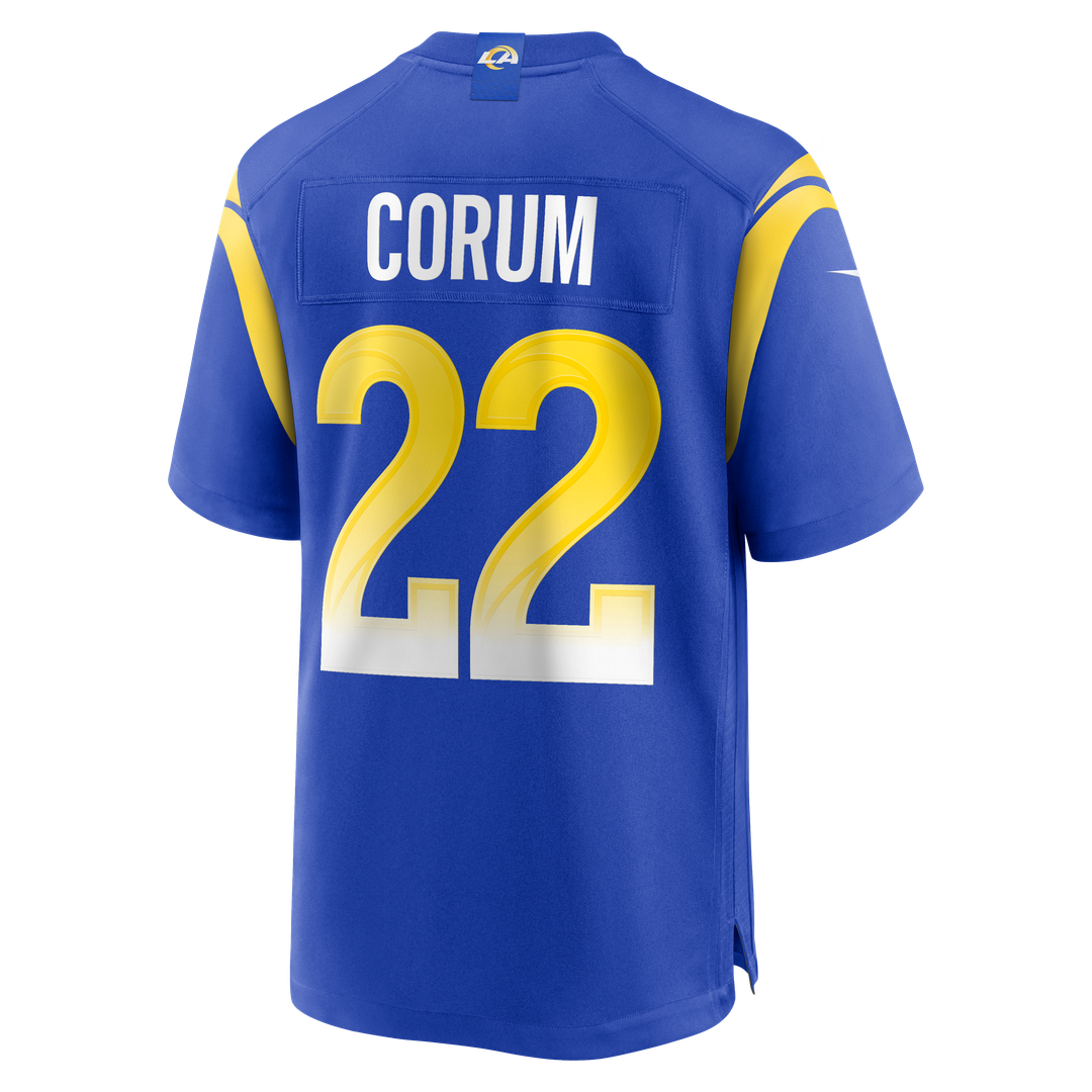 Blake Corum Los Angeles Rams Game Player Jersey - Royal