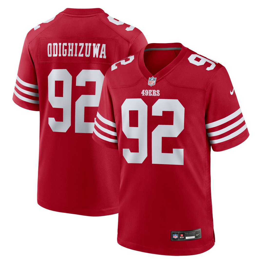 Osa Odighizuwa San Francisco 49ers Team Game Jersey - Scarlet