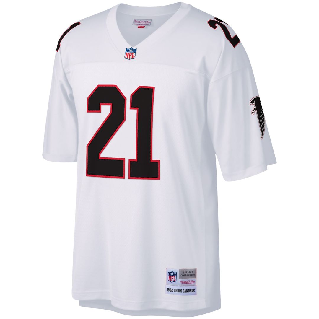 Deion Sanders Atlanta Falcons Legacy Replica Jersey - White