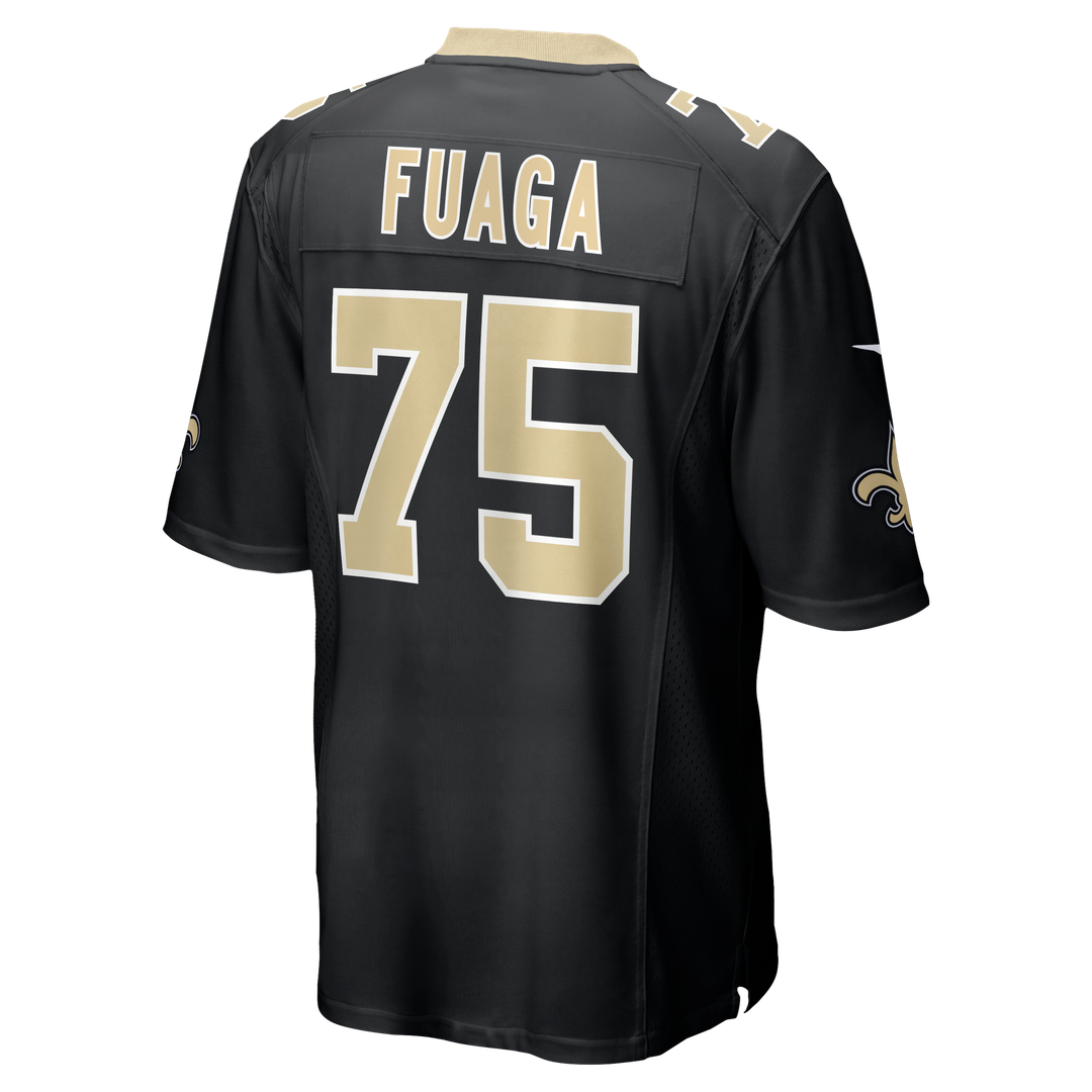 Taliese Fuaga New Orleans Saints Player Game Jersey - Black