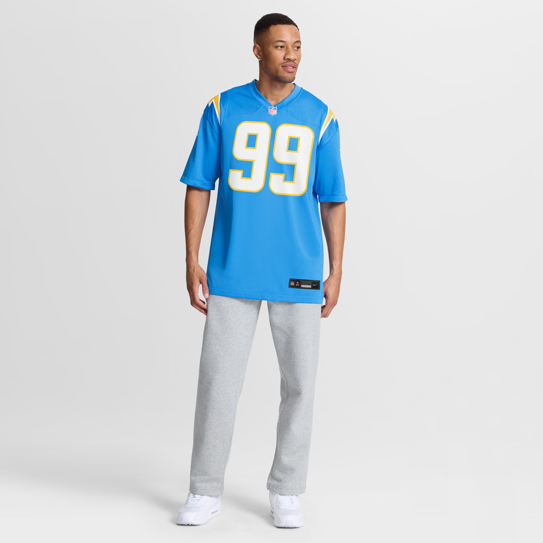 Jamaree Caldwell Los Angeles Chargers Team Game Jersey - Powder Blue