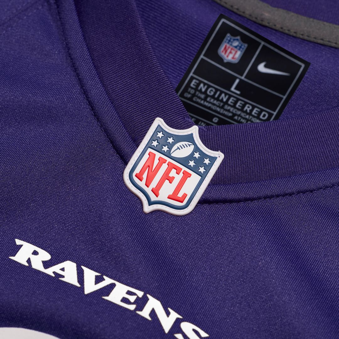 Carson Vinson Baltimore Ravens Team Game Jersey - Purple