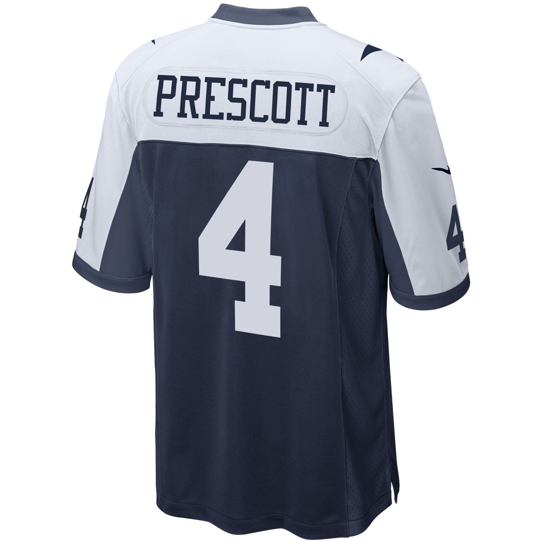 Dak Prescott Dallas Cowboys Alternate Game Team Jersey - Navy