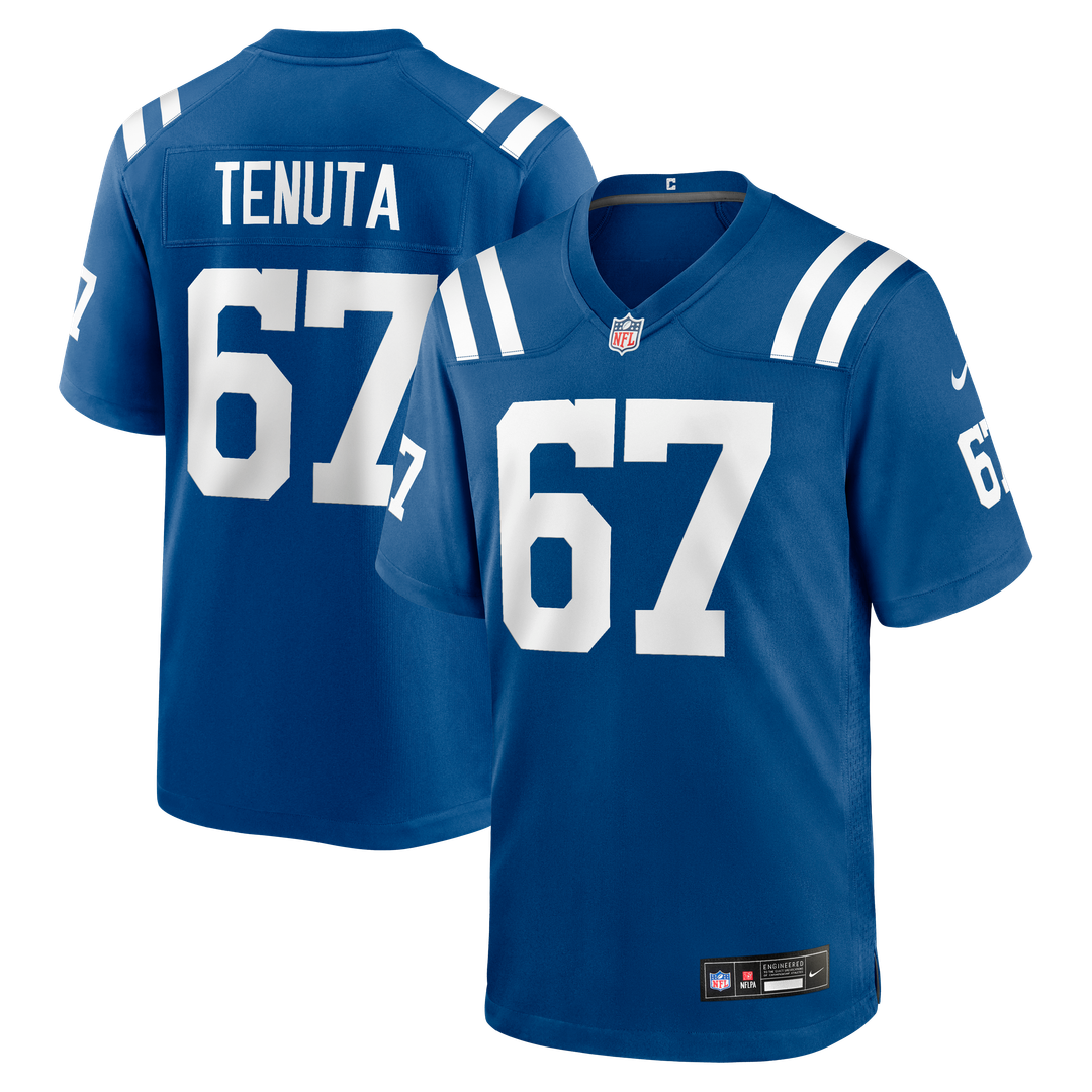 Luke Tenuta Indianapolis Colts Team Game Jersey - Royal