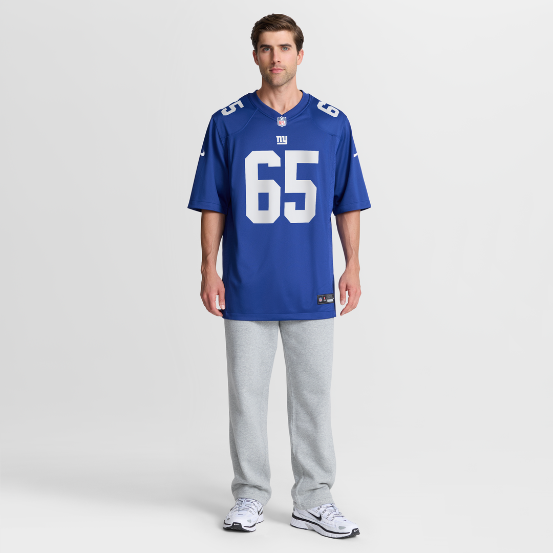 Francis Mauigoa New York Giants 2026 NFL Draft First Round Pick No. 10 Team Game Jersey - Royal