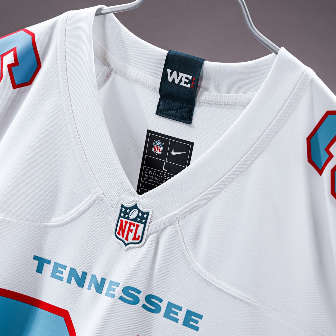 Cameron Ward Tennessee Titans Game Jersey - Light Blue