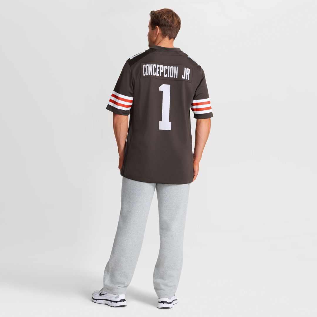 KC Concepcion Cleveland Browns 2026 NFL Draft First Round Pick No. 24 Team Game Jersey - Brown
