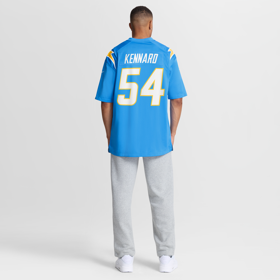 Kyle Kennard Los Angeles Chargers Team Game Jersey - Powder Blue