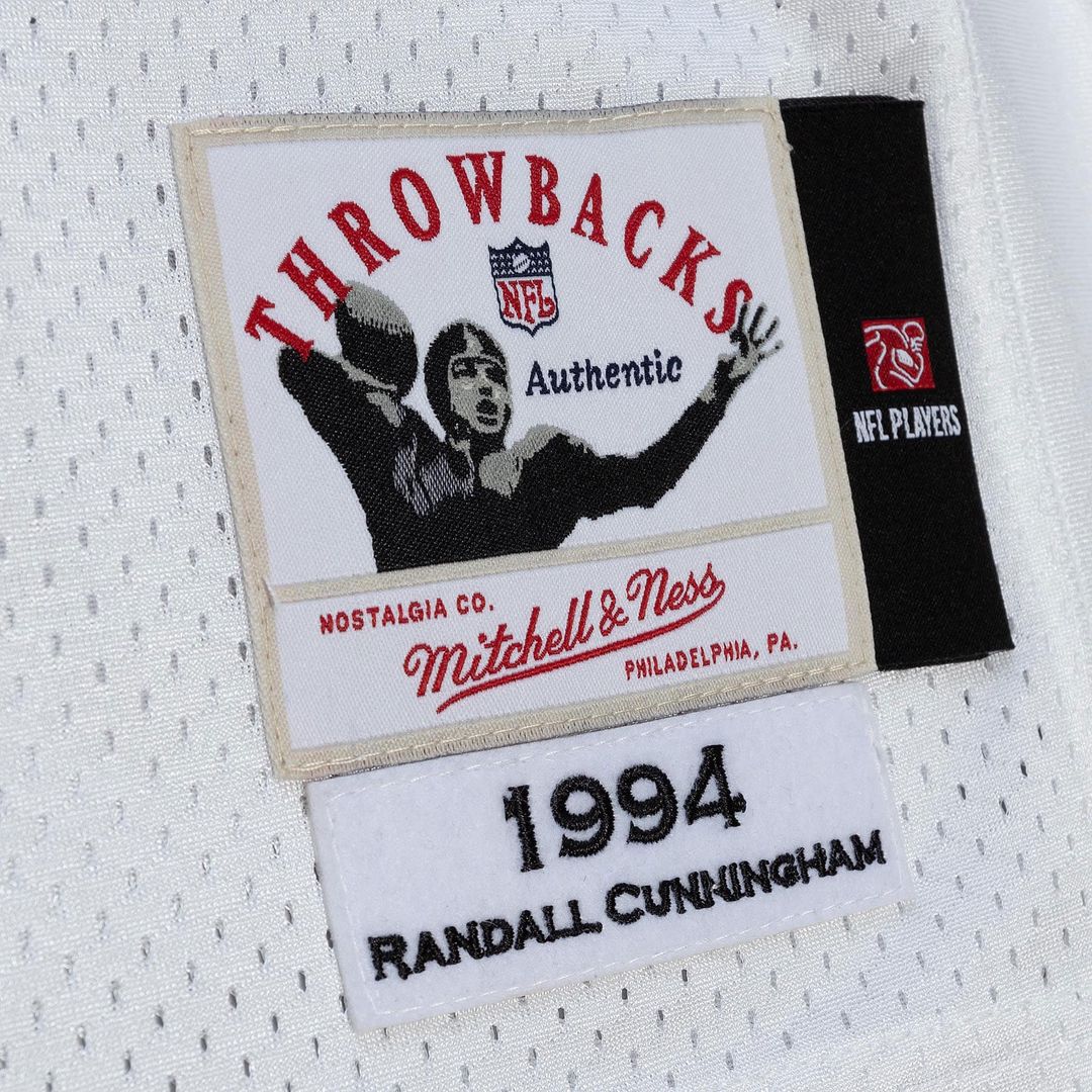 Randall Cunningham Philadelphia Eagles 1994 Authentic Throwback Retired Player Jersey - White