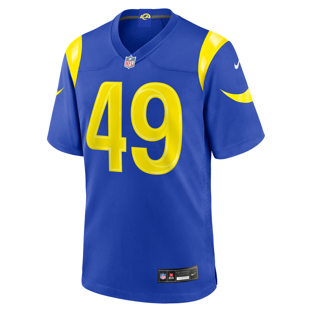 Joe Cardona Los Angeles Rams Team Game Jersey - Royal