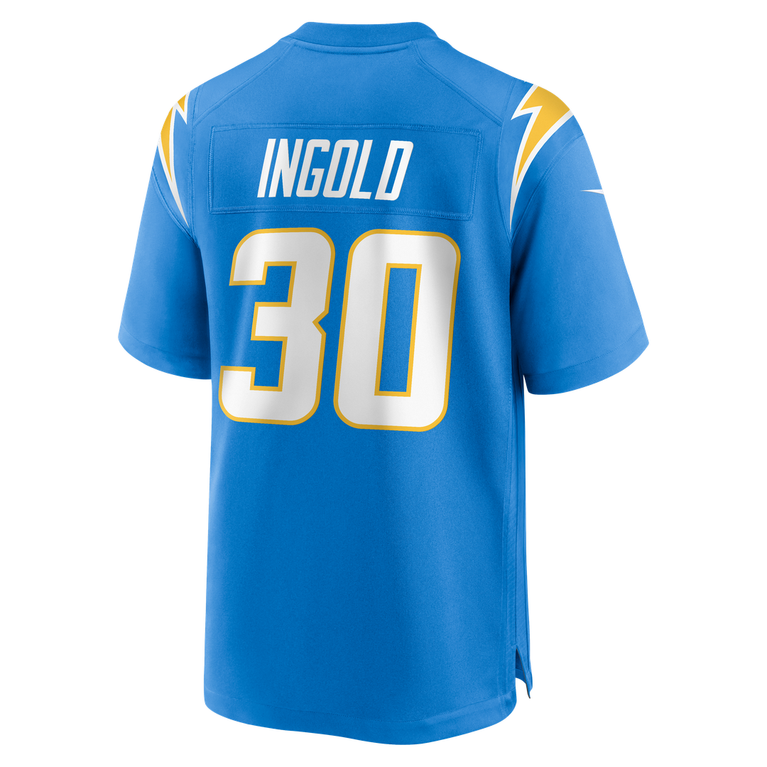 Alec Ingold Los Angeles Chargers Team Game Jersey - Powder Blue
