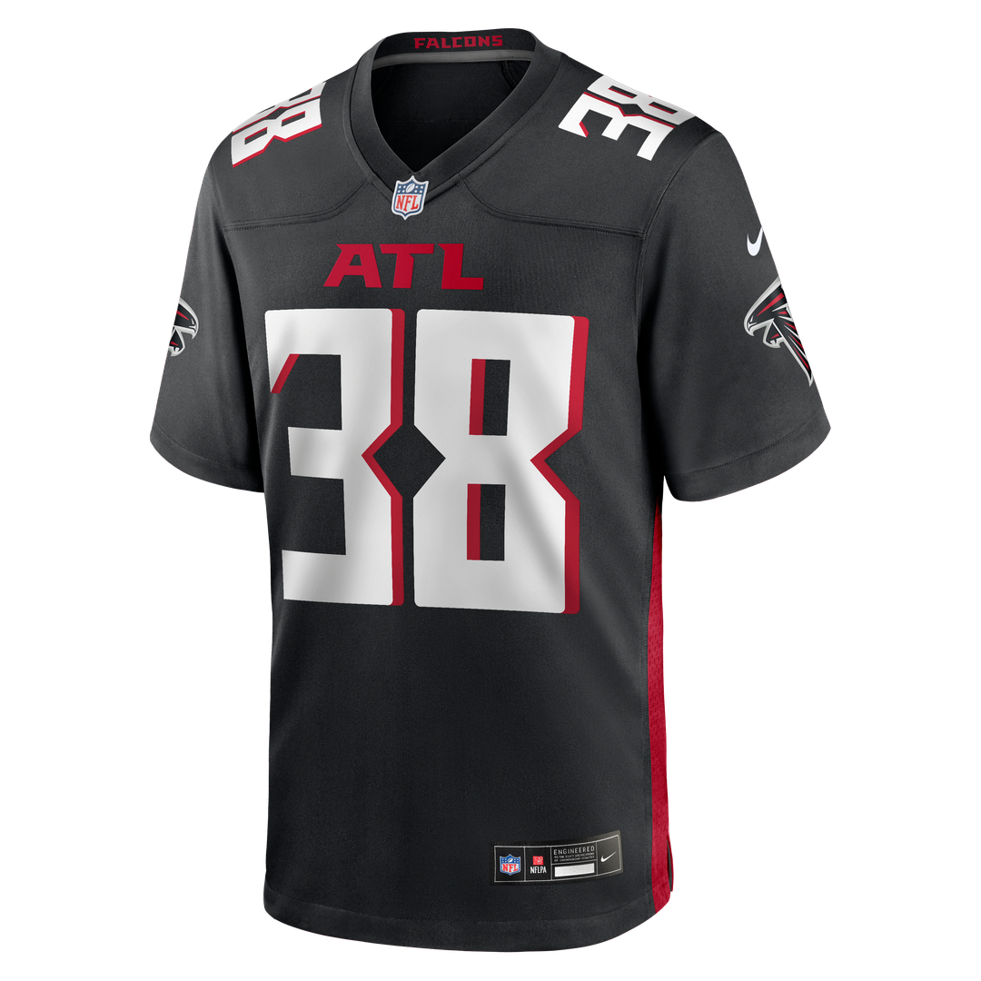 Nathan Carter Atlanta Falcons Team Game Jersey - Black