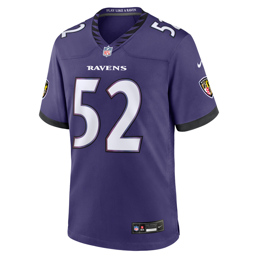 Ray Lewis Baltimore Ravens Team Retired Player Game Jersey - Purple