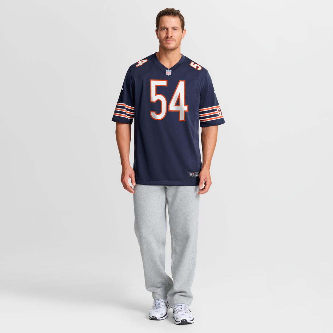 Brian Urlacher Chicago Bears Game Retired Player Jersey - Navy