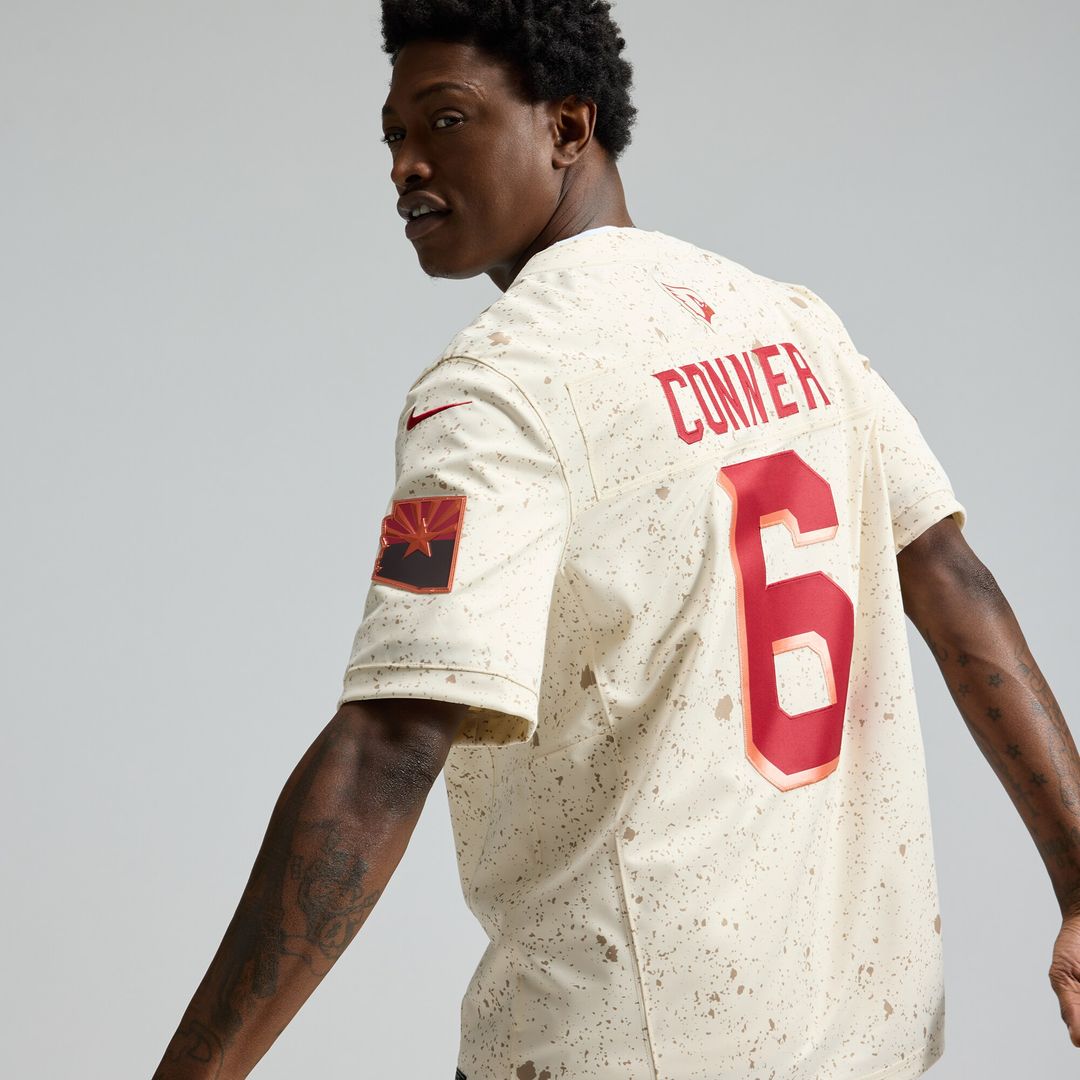 James Conner Arizona Cardinals 2025 Rivalries Collection Stitched Limited Jersey - Natural