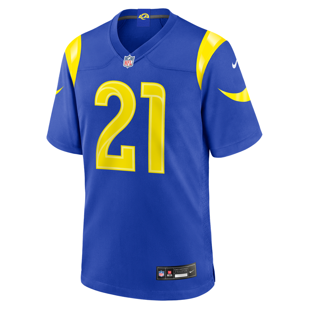 Cam Lampkin Los Angeles Rams Team Game Jersey - Royal