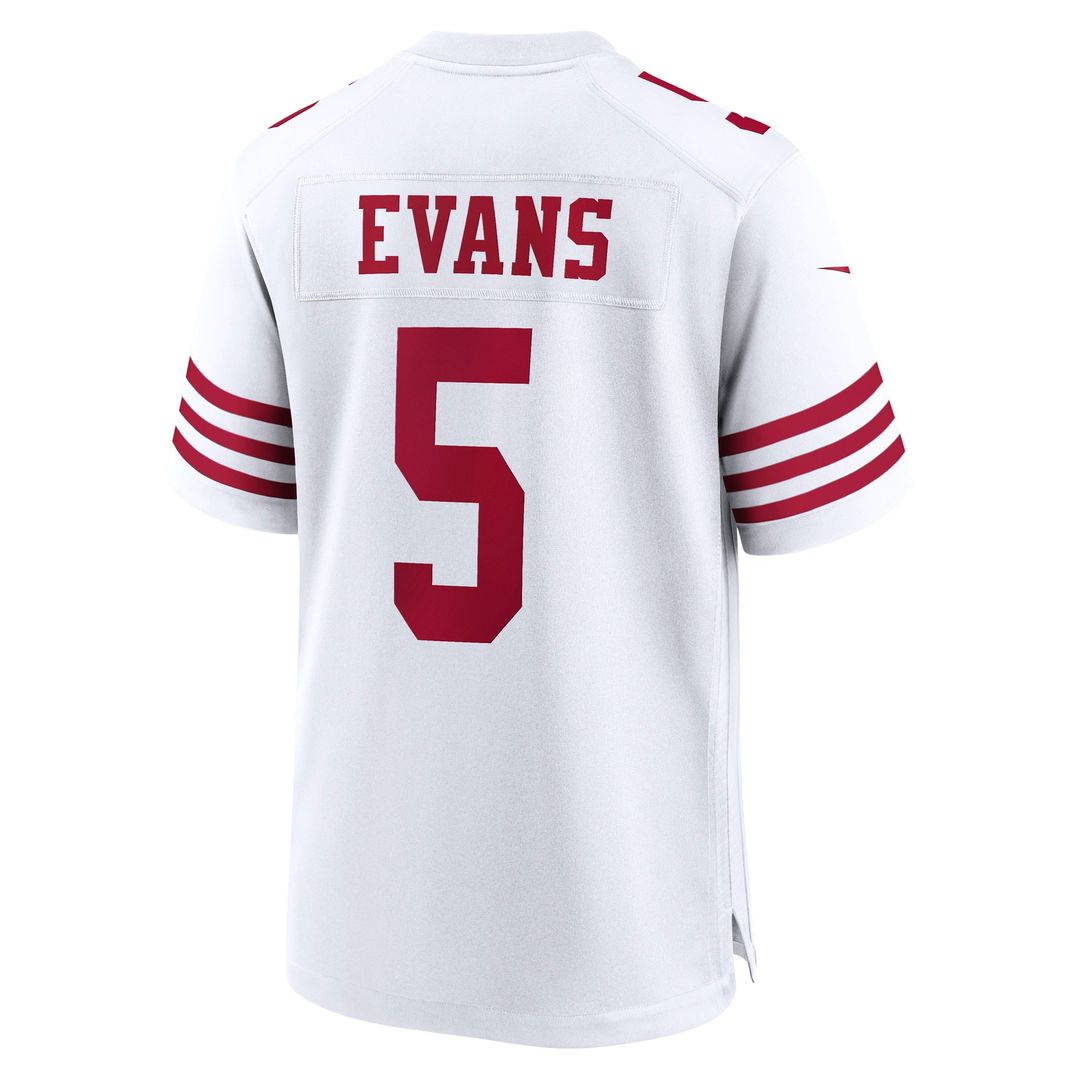 Mike Evans San Francisco 49ers Game Jersey - Men's White
