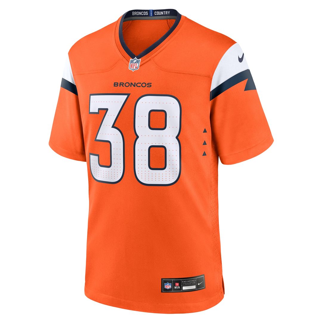 Jaleel McLaughlin Denver Broncos Game Jersey - White