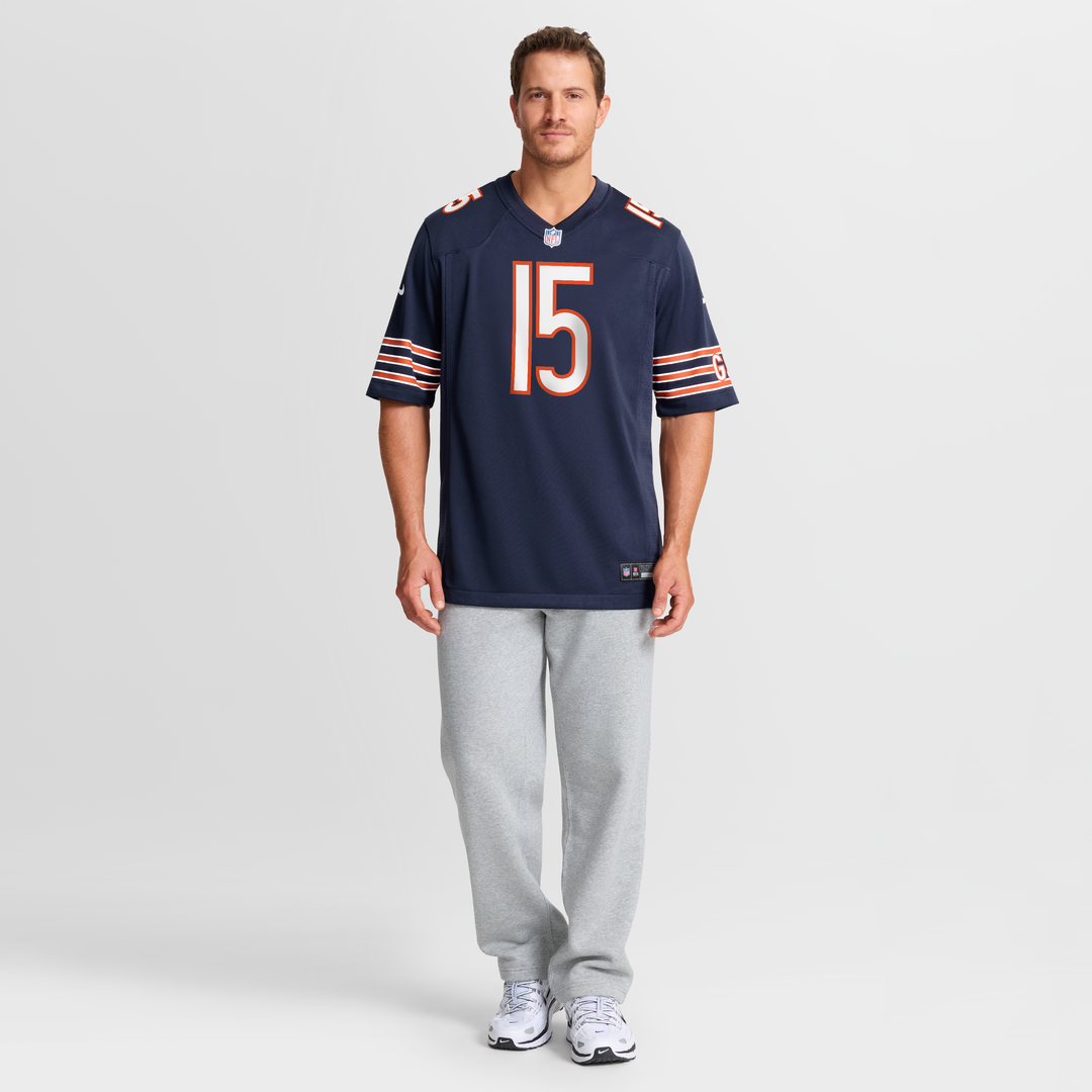Rome Odunze Chicago Bears Player Game Jersey - Navy