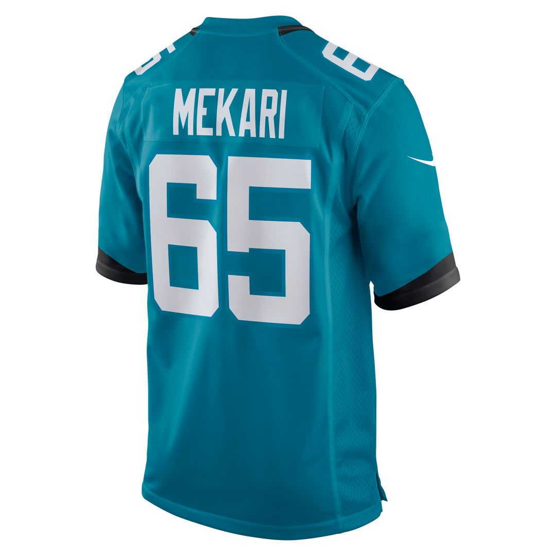 Patrick Mekari Jacksonville Jaguars Team Game Jersey - Teal