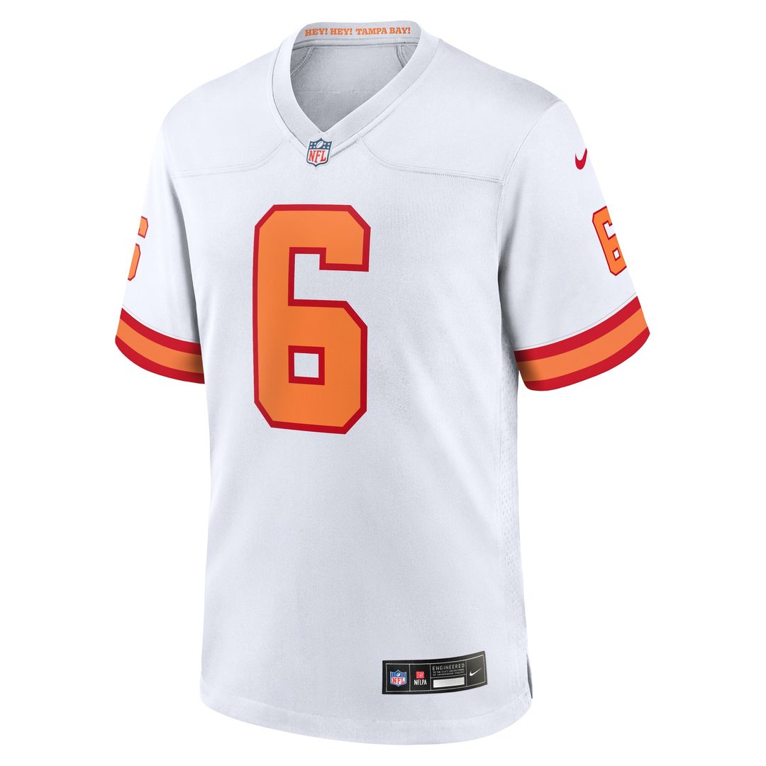 Baker Mayfield '76 Tampa Bay Buccaneers Player Game Jersey - White
