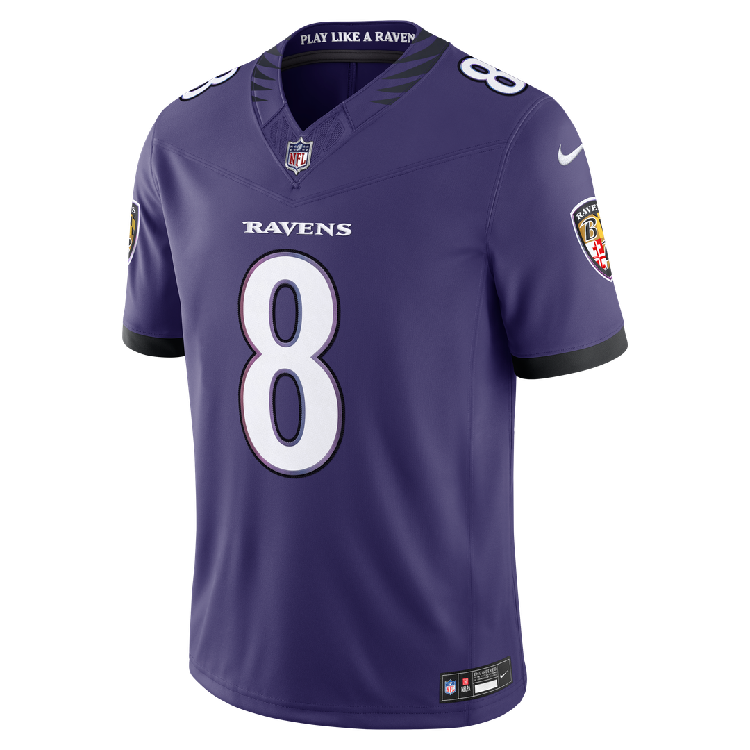 Lamar Jackson Baltimore Ravens Vapor F.U.S.E. Stitched Limited Jersey - White