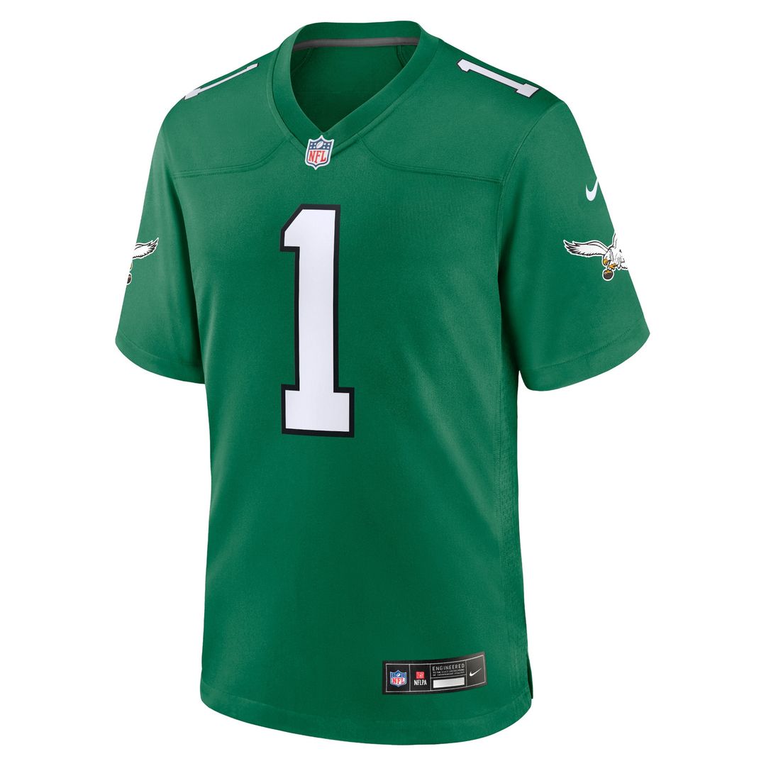 Jalen Hurts Philadelphia Eagles Alternate Game Player Jersey - Kelly Green