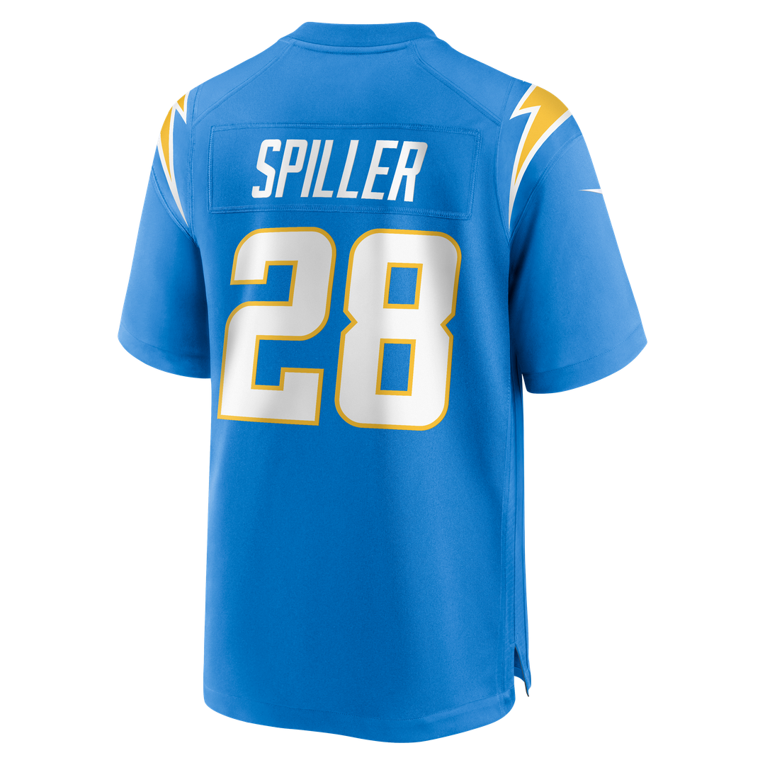 Isaiah Spiller Los Angeles Chargers Game Jersey - Powder Blue