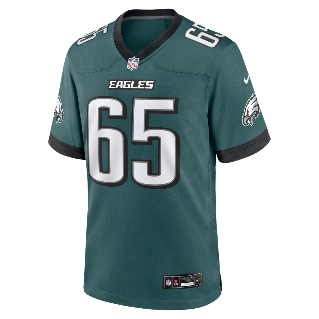 Lane Johnson Philadelphia Eagles Team Game Jersey - Midnight Green