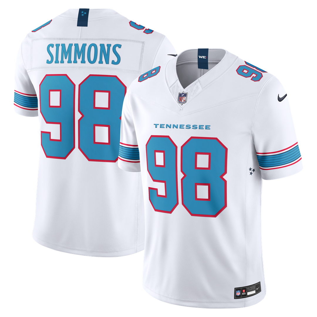 Jeffery Simmons Tennessee Titans Vapor F.U.S.E. Sewn Down Limited Jersey - Light Blue