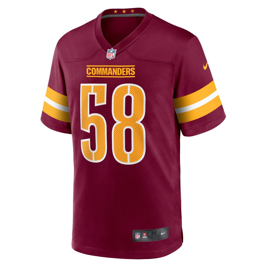 Magee Washington Commanders Game Jersey - Burgundy
