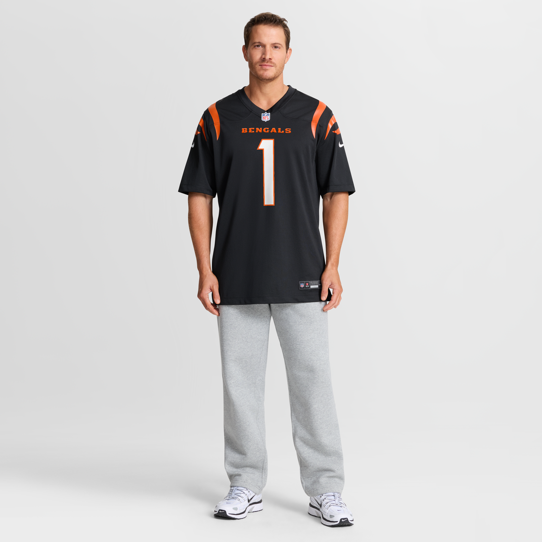 Ja'Marr Chase Cincinnati Bengals Game Jersey - Black