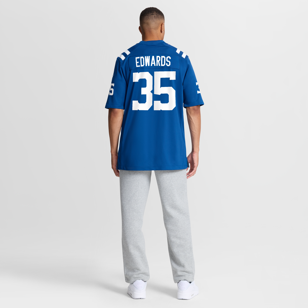 Johnathan Edwards Indianapolis Colts Team Game Jersey - Royal