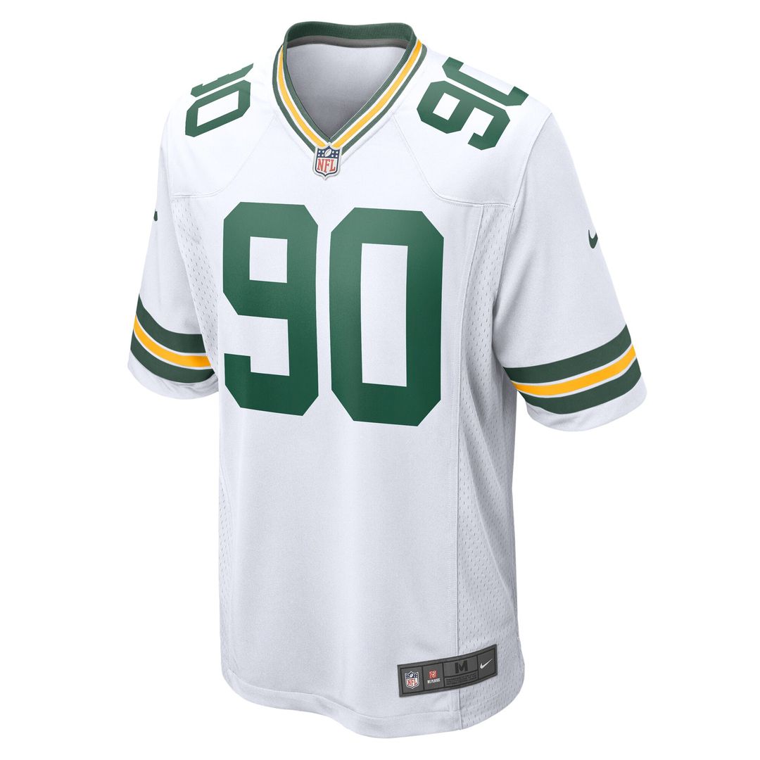 Lukas Van Ness Green Bay Packers Game Jersey - White