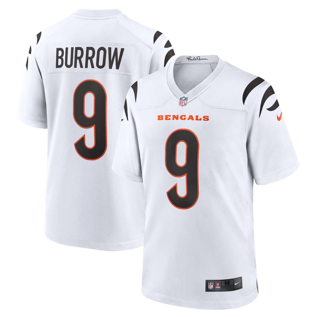 Joe Burrow Cincinnati Bengals Game Jersey - White