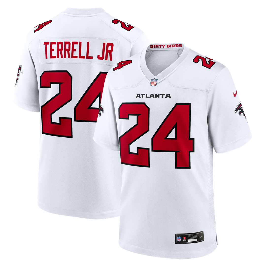 A.J. Terrell Atlanta Falcons Game Jersey - White