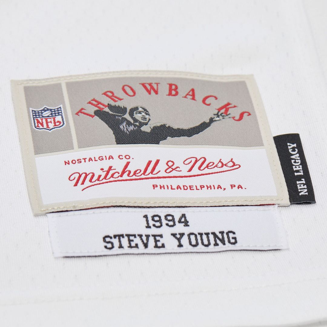 Steve Young San Francisco 49ers 1994 Legacy Replica Jersey - White