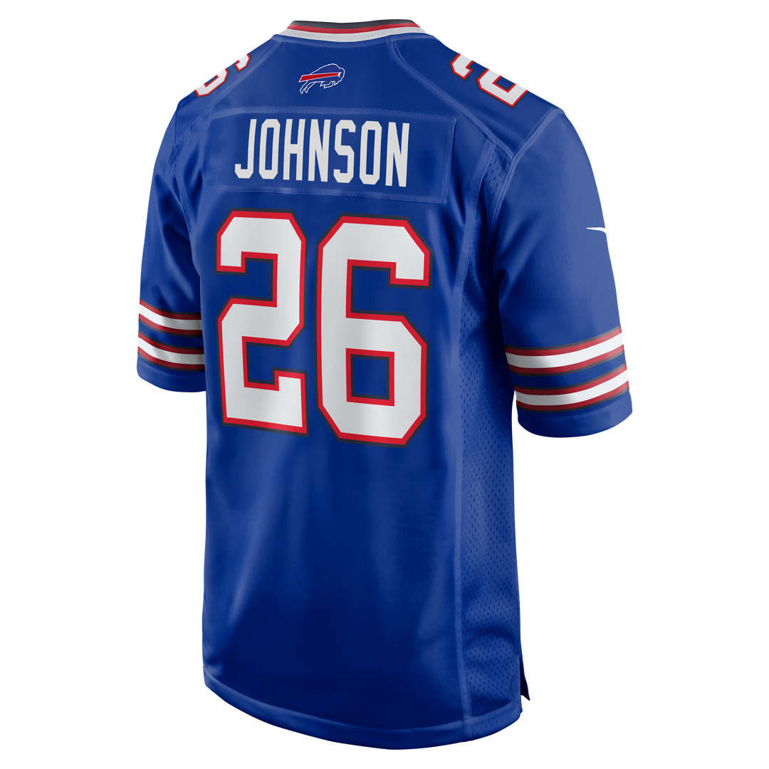 Ty Johnson Buffalo Bills Team Game Jersey - Royal