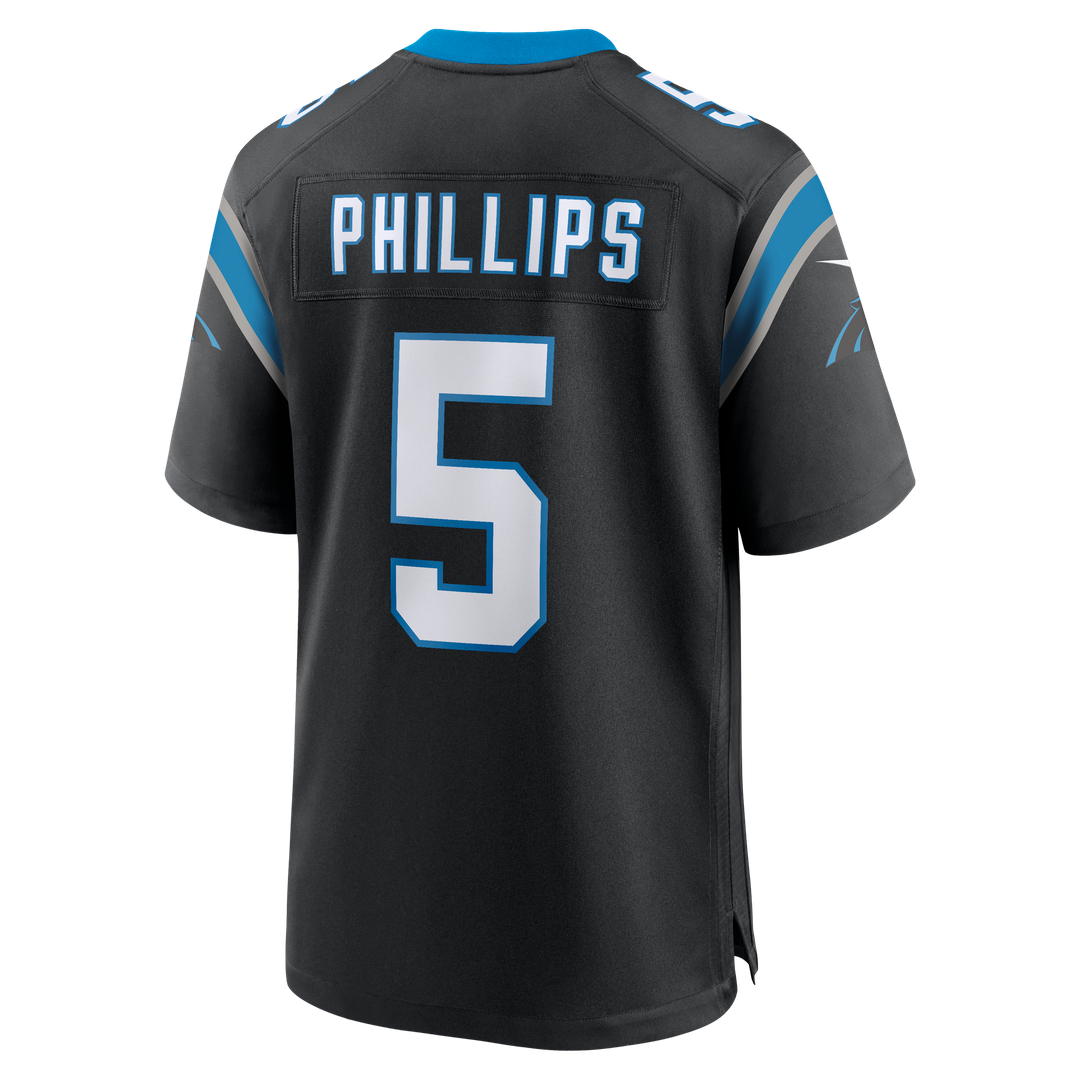 Jaelan Phillips Carolina Panthers Game Jersey - Black