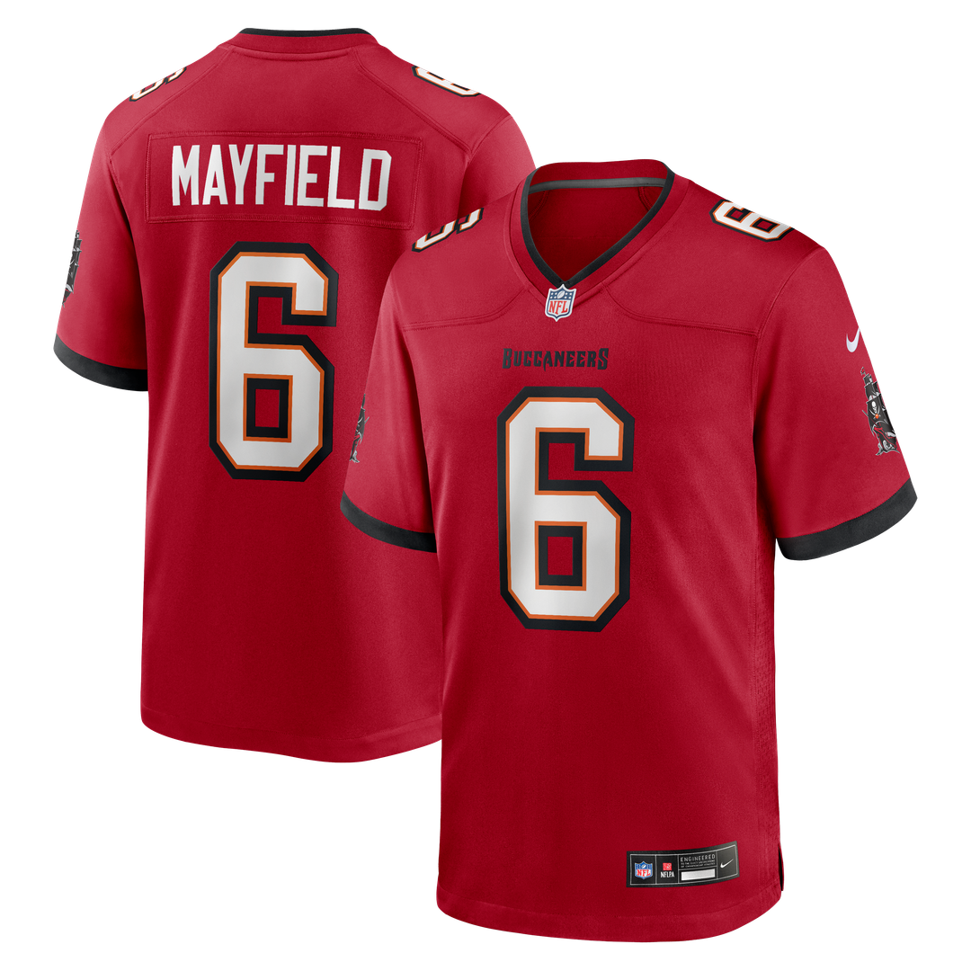 Baker Mayfield Tampa Bay Buccaneers Team Game Jersey - Red